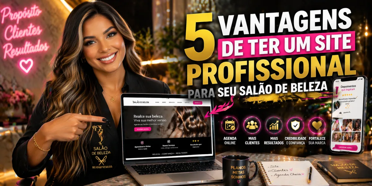 5 vantagens de ter um site profissional para seu salão de beleza
