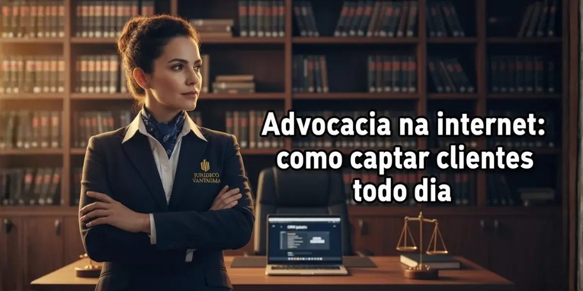 Advocacia na internet como captar clientes todo dia.