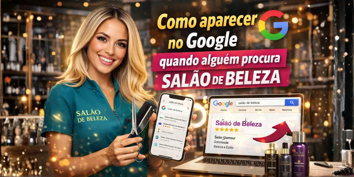 Como aparecer no Google quando alguém procura salão de beleza