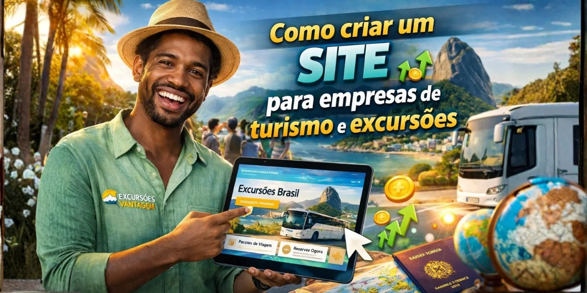 Como criar um site para empresas de turismo e excursões