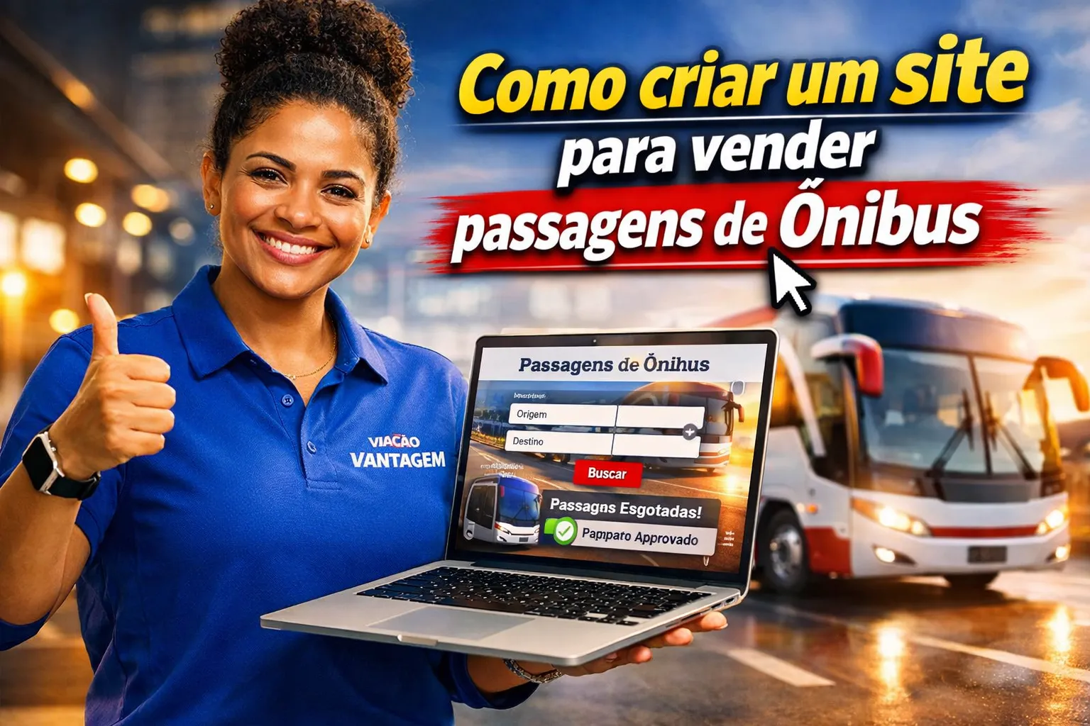 Como criar um site para vender passagens de ônibus