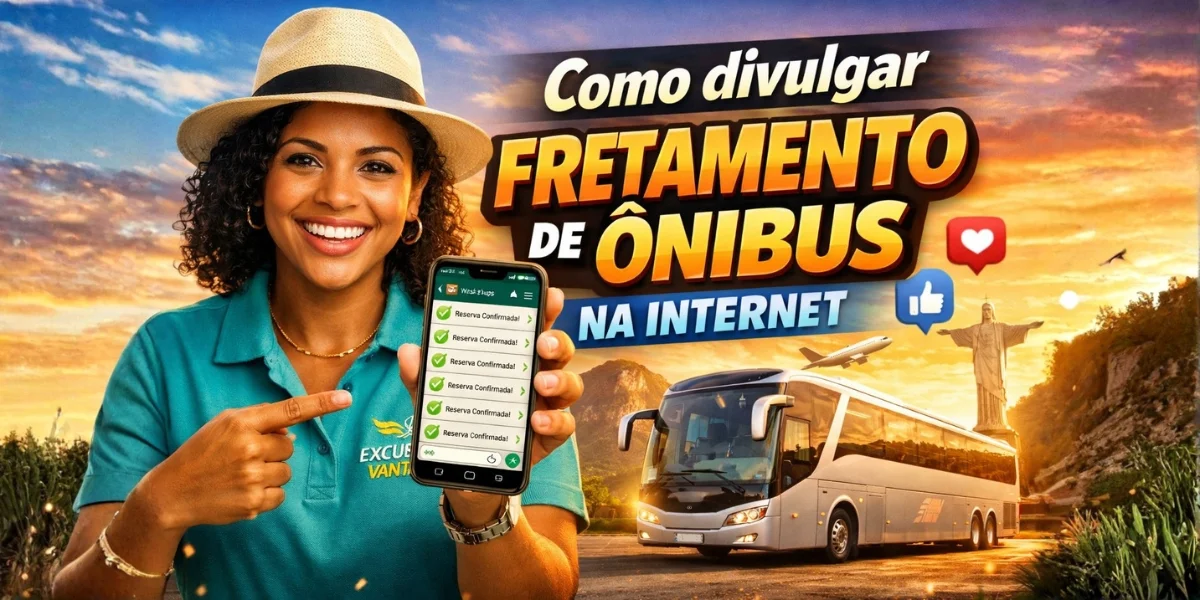 Como divulgar fretamento de ônibus na internet