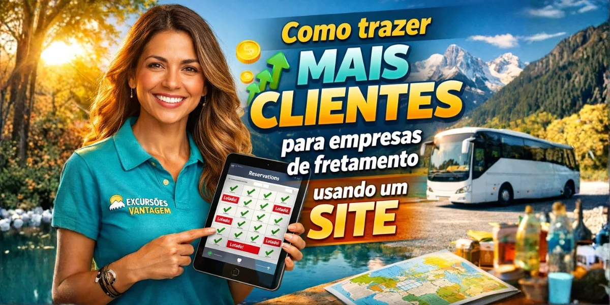Como trazer Mais clientes para empresas de fretamento usando um site