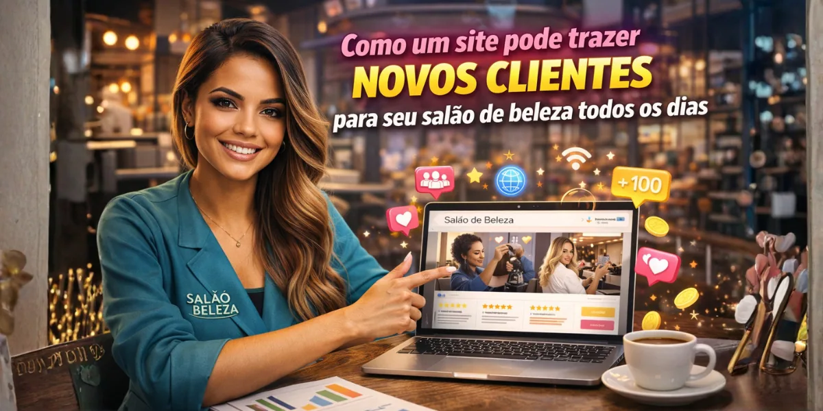 Como um site pode trazer novos clientes para seu salão de beleza todos os dias