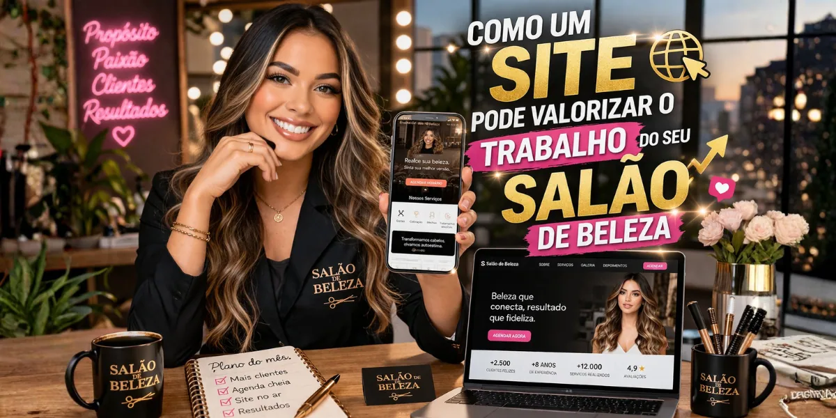 Como um site pode valorizar o trabalho do seu salão de beleza