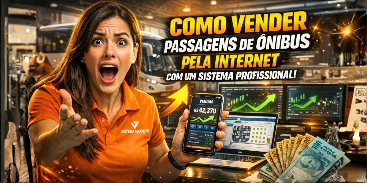 Como vender passagens de ônibus pela internet com um sistema profissional com alto alcance