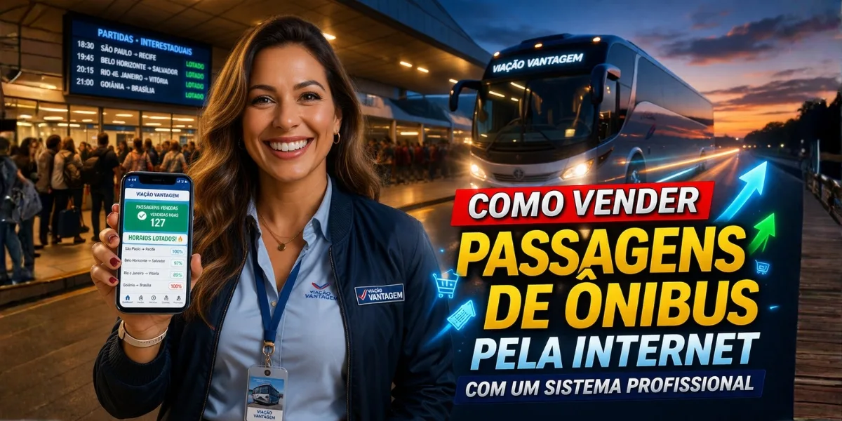 Como vender passagens de ônibus pela internet com um sistema profissional