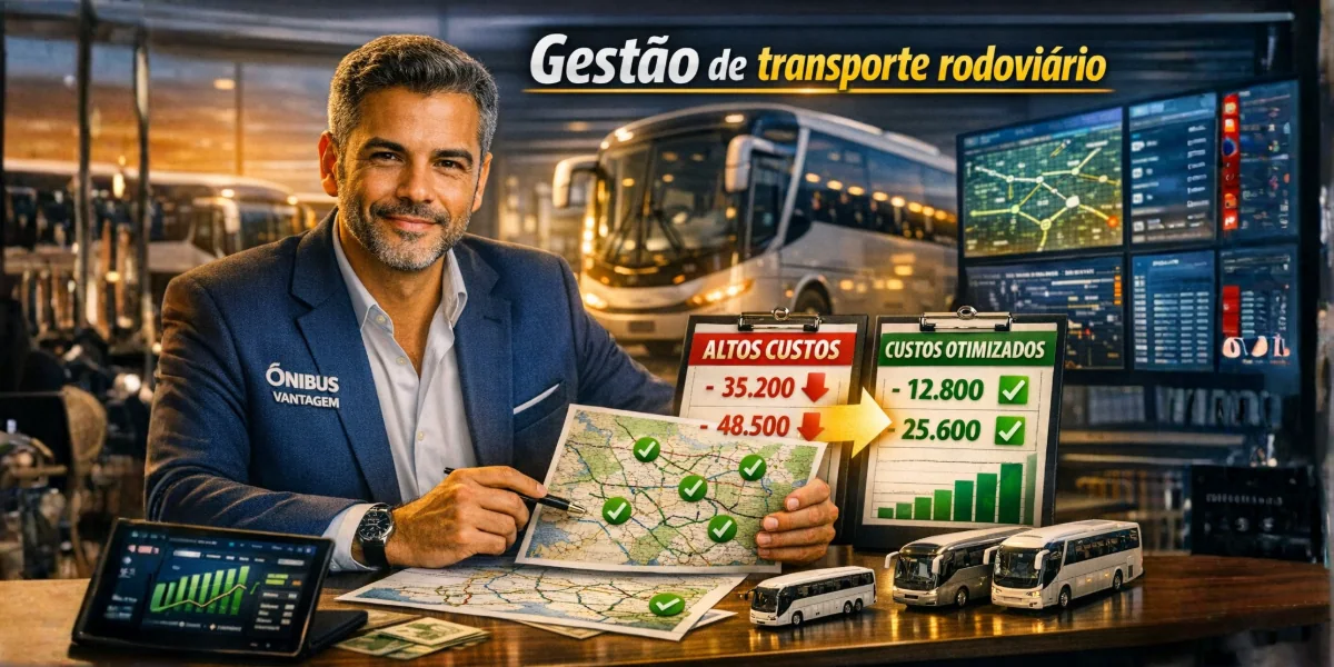 Gestão de transporte rodoviário, , é com o Vexado