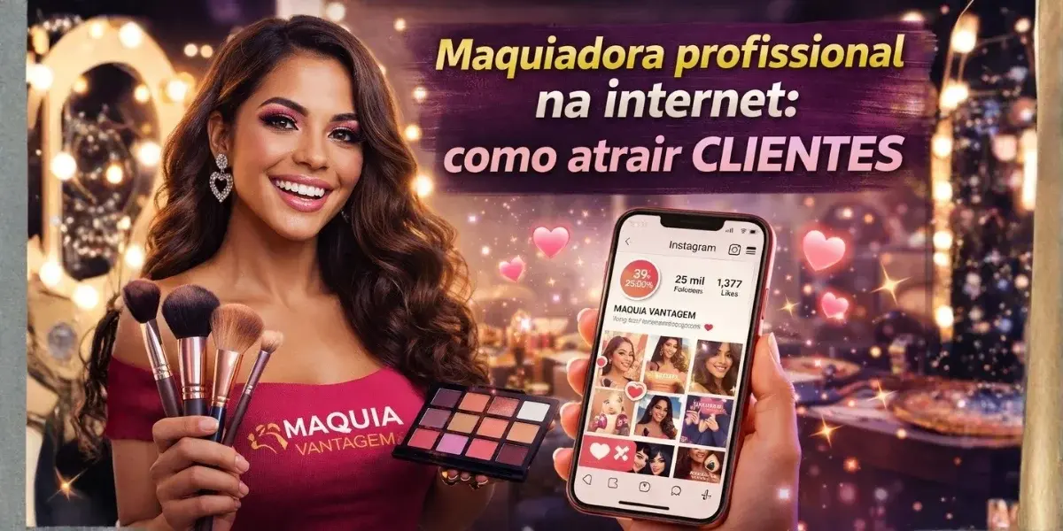 Maquiadora profissional na internet: como atrair clientes