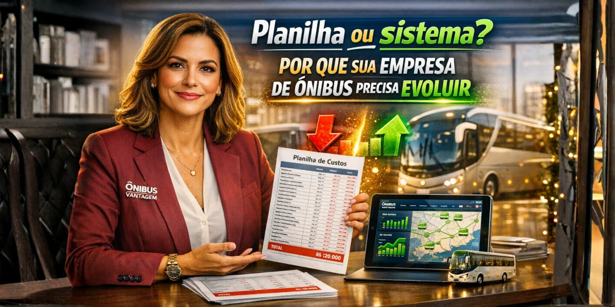 Planilha ou sistema? Por que sua empresa de ônibus precisa evoluir