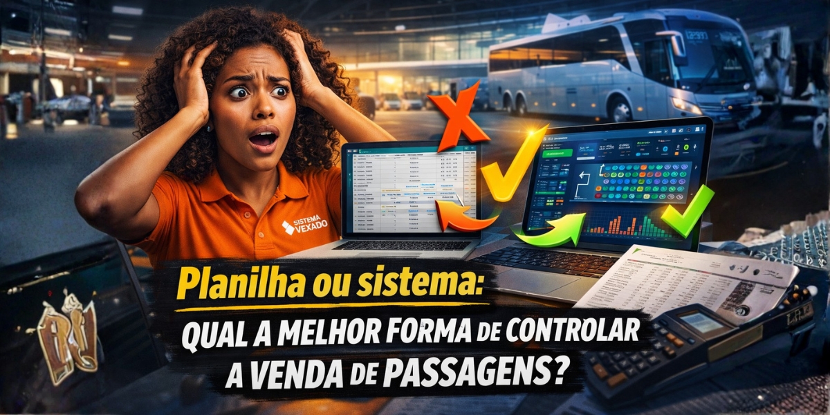 Planilha ou sistema: qual a melhor forma de controlar a venda de passagens?