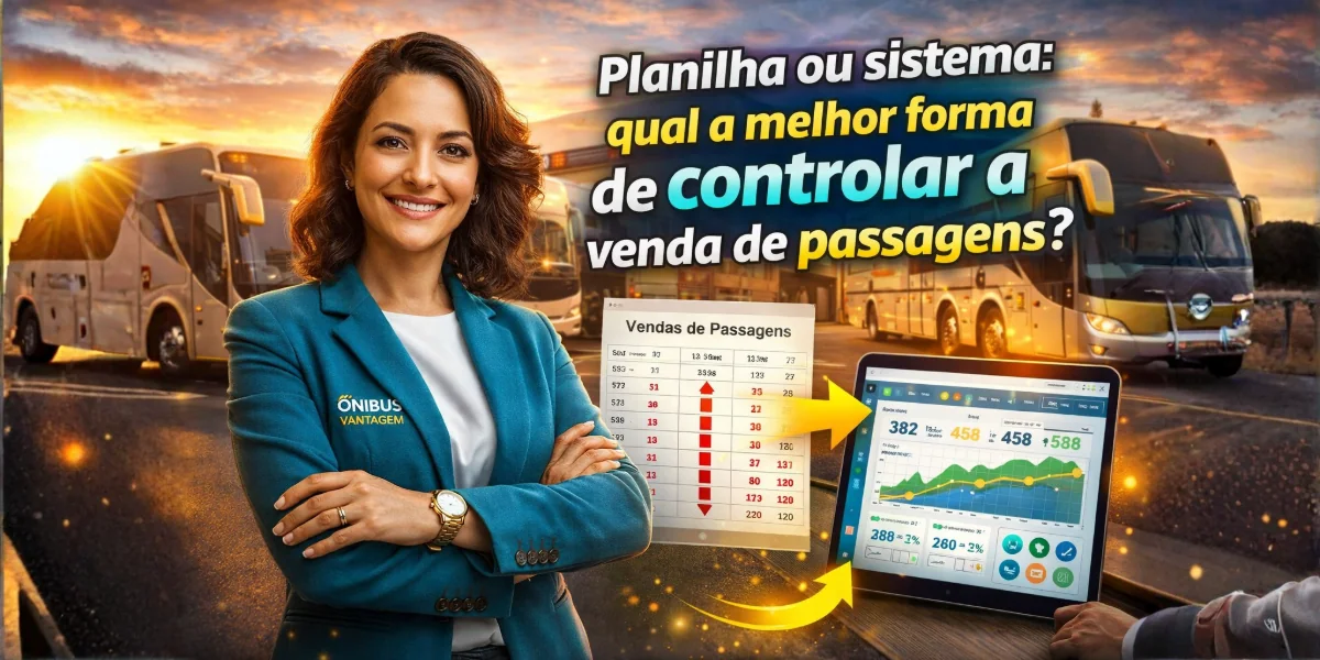 Planilha ou sistema: qual a melhor forma de controlar a venda de passagens?