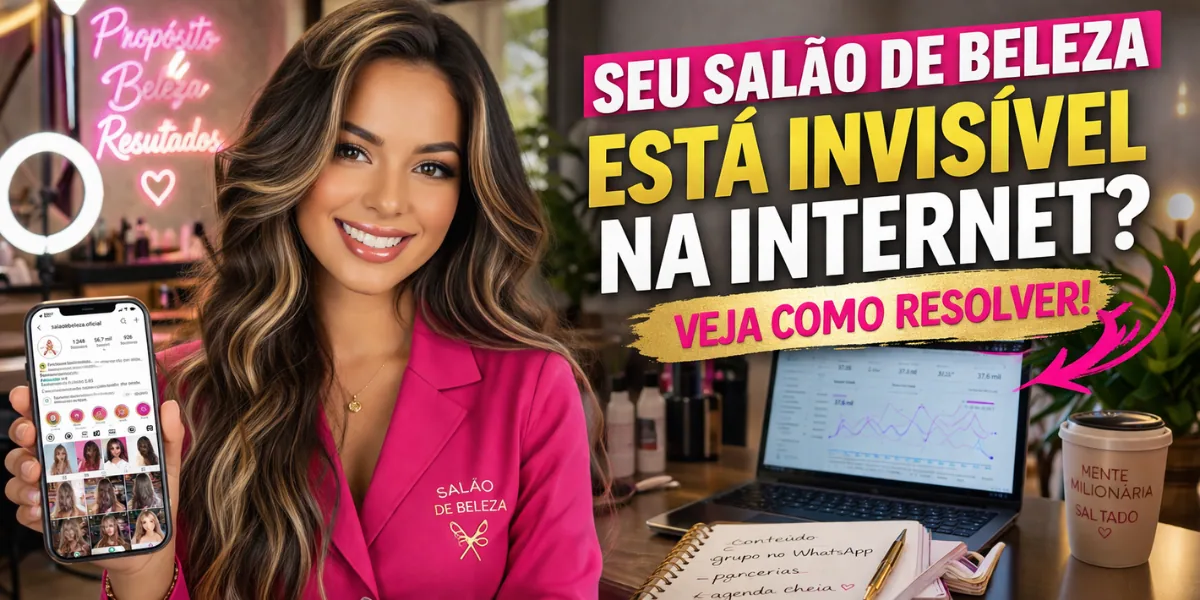 Seu salão de beleza está invisível na internet? Veja como resolver