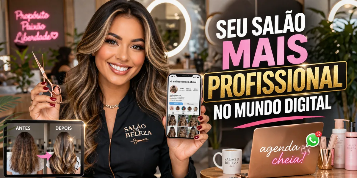 Seu salão mais profissional no mundo digital