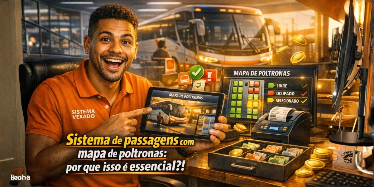 Sistema de passagens com mapa de poltronas: por que isso é essencial?!