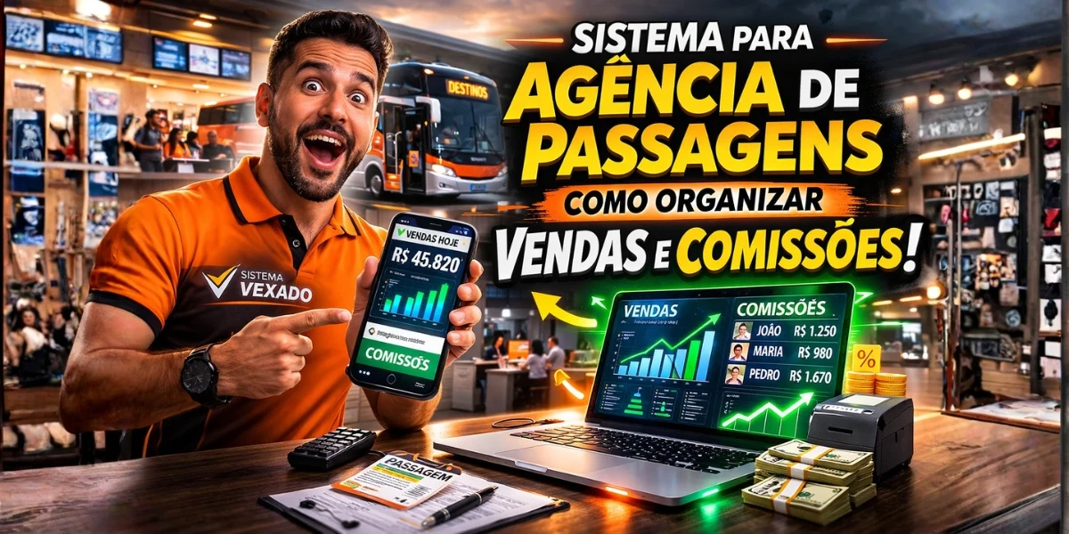 Sistema para agência de passagens: como organizar vendas e comissões