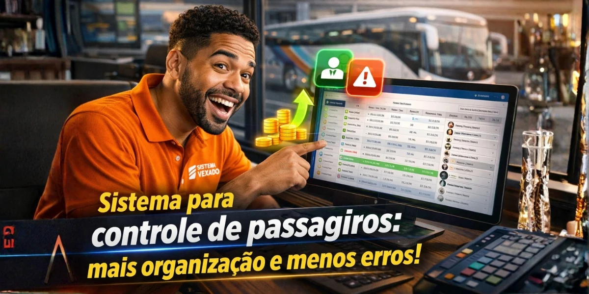 Sistema para controle de passageiros: mais organização e menos erros!