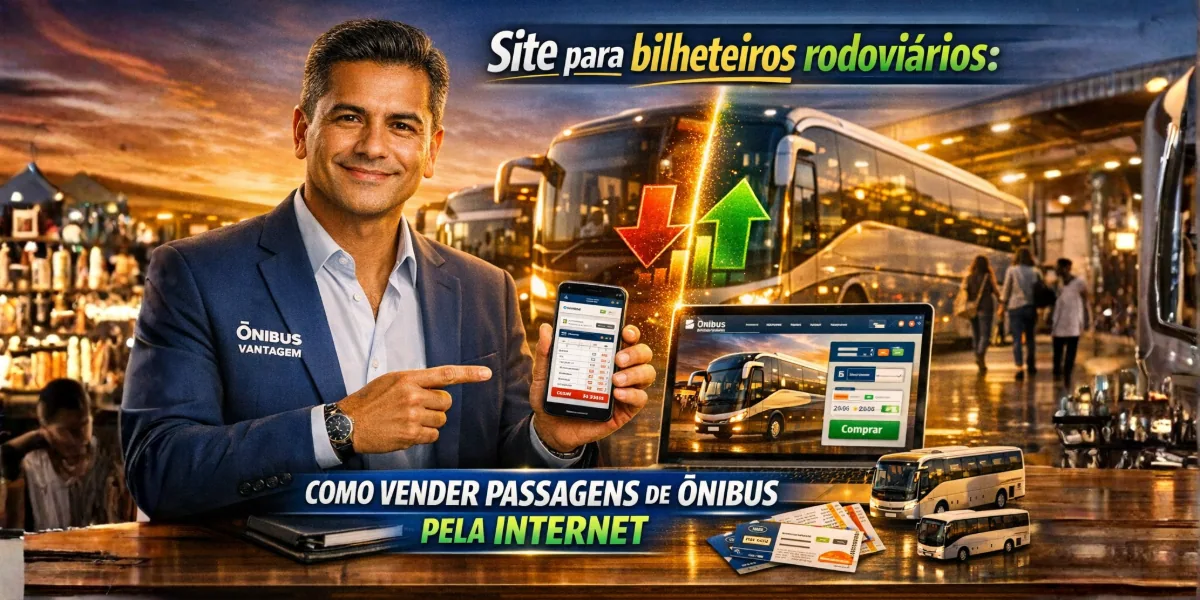 Site para bilheteiros rodoviários: como vender passagens de ônibus pela internet