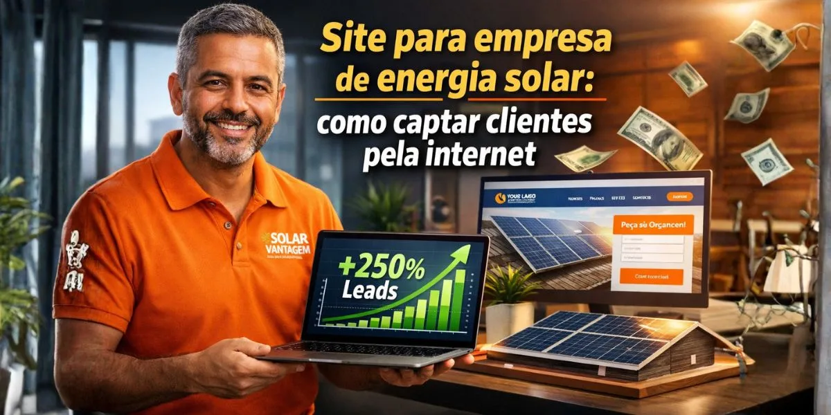 Site para empresa de energia solar: como captar clientes pela internet
