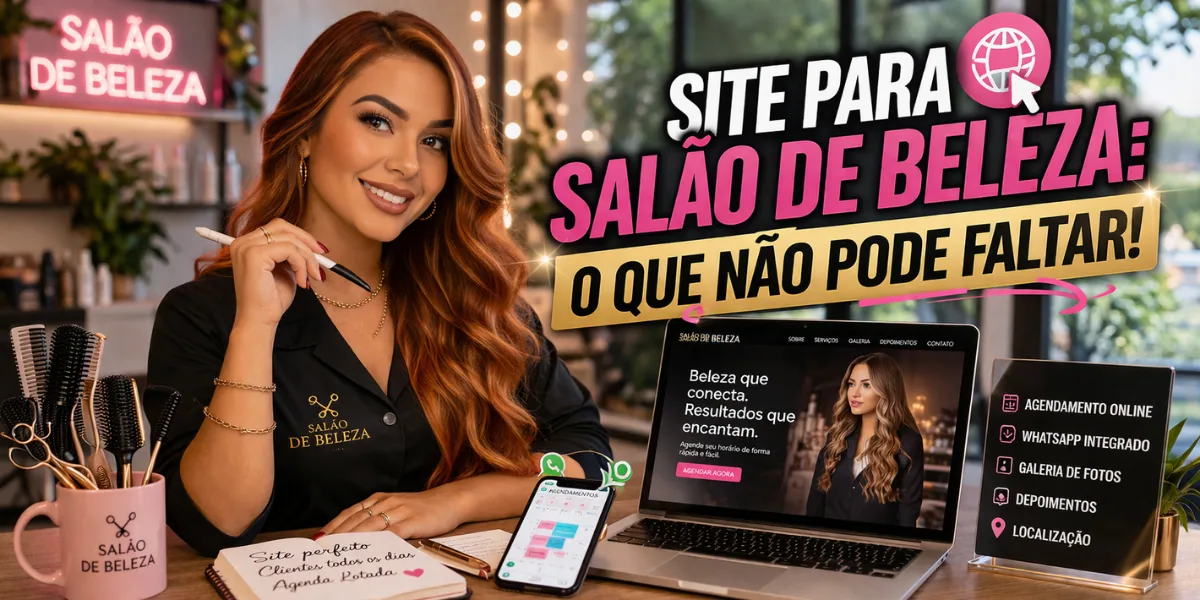 Site para salão de beleza: o que não pode faltar