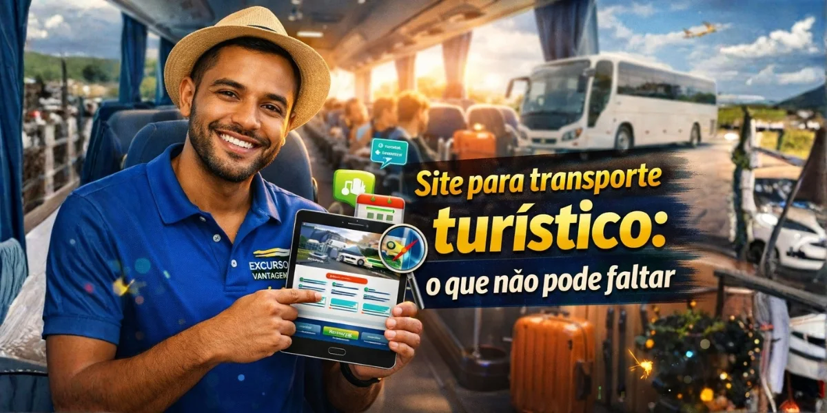 Site para transporte turístico: o que não pode faltar