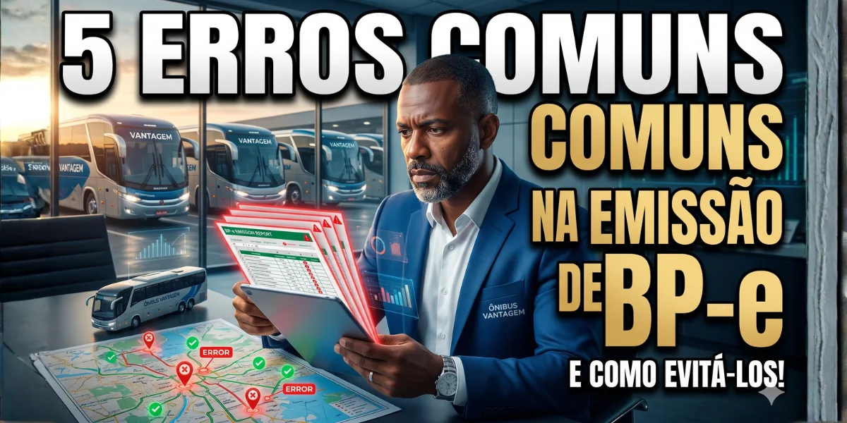 5 erros comuns na emissão de BP-e