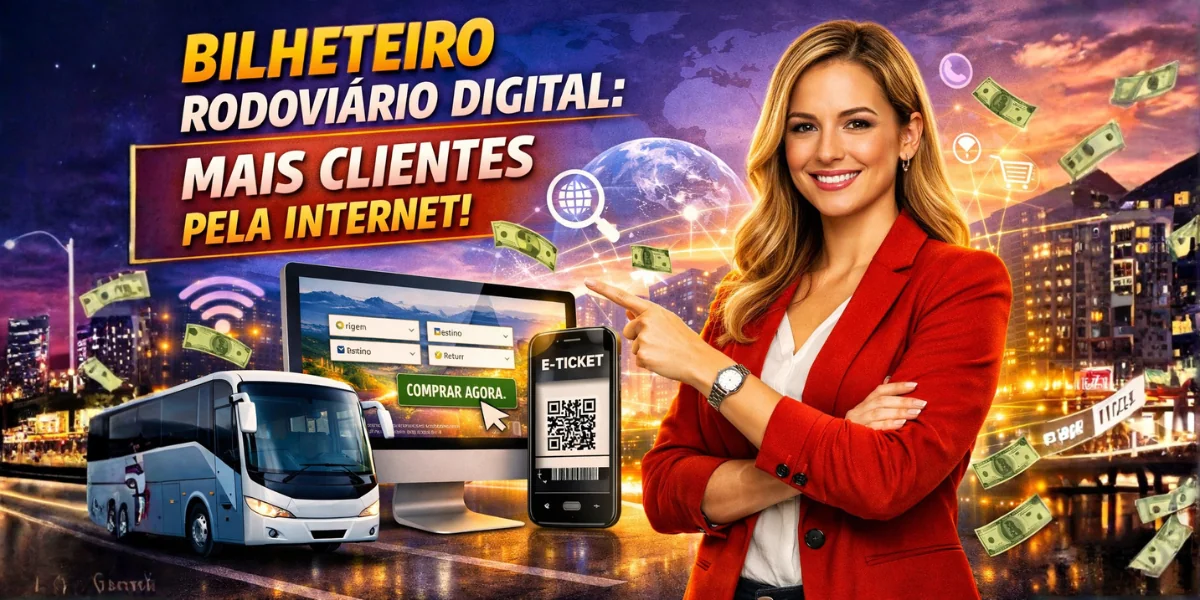Bilheteiro rodoviário digital: mais clientes pela internet