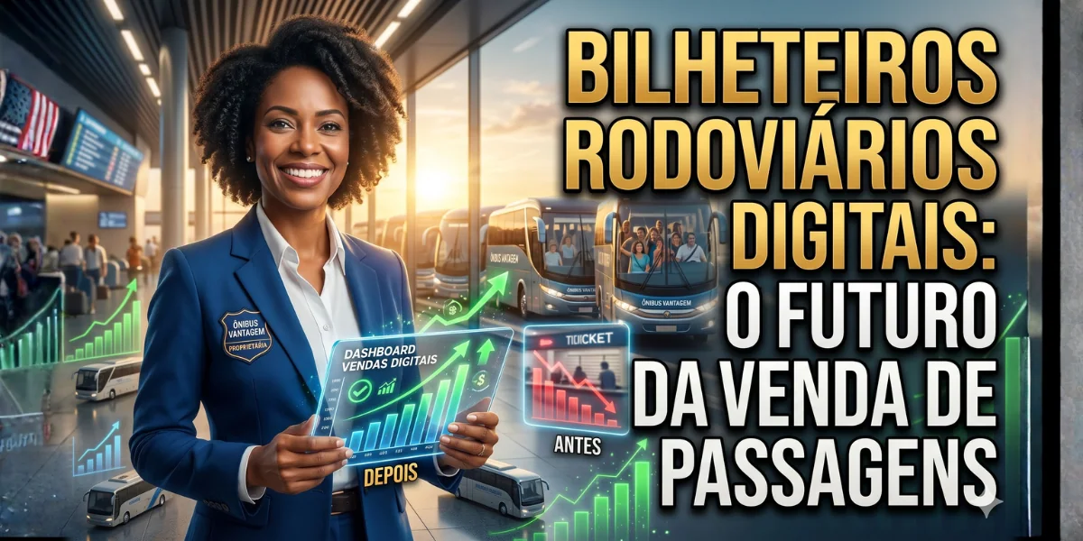 Bilheteiros rodoviários digitais: o futuro da venda de passagens