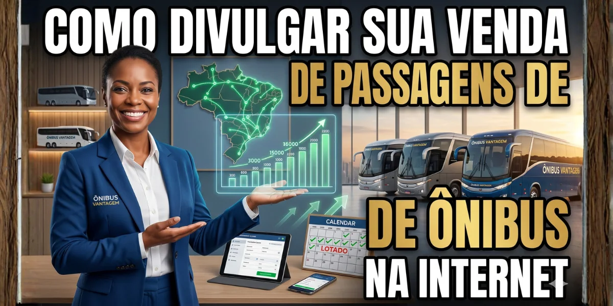 Como divulgar sua venda de passagens de ônibus na internet