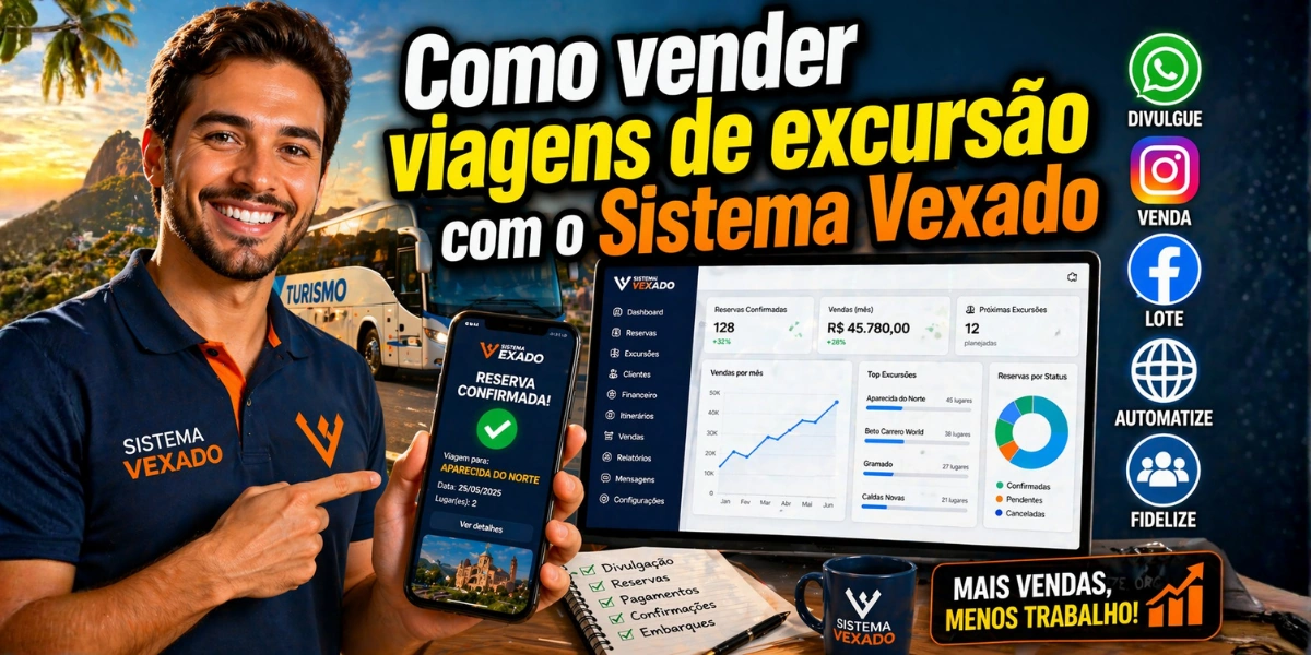 Como organizar excursões com sistema profissional