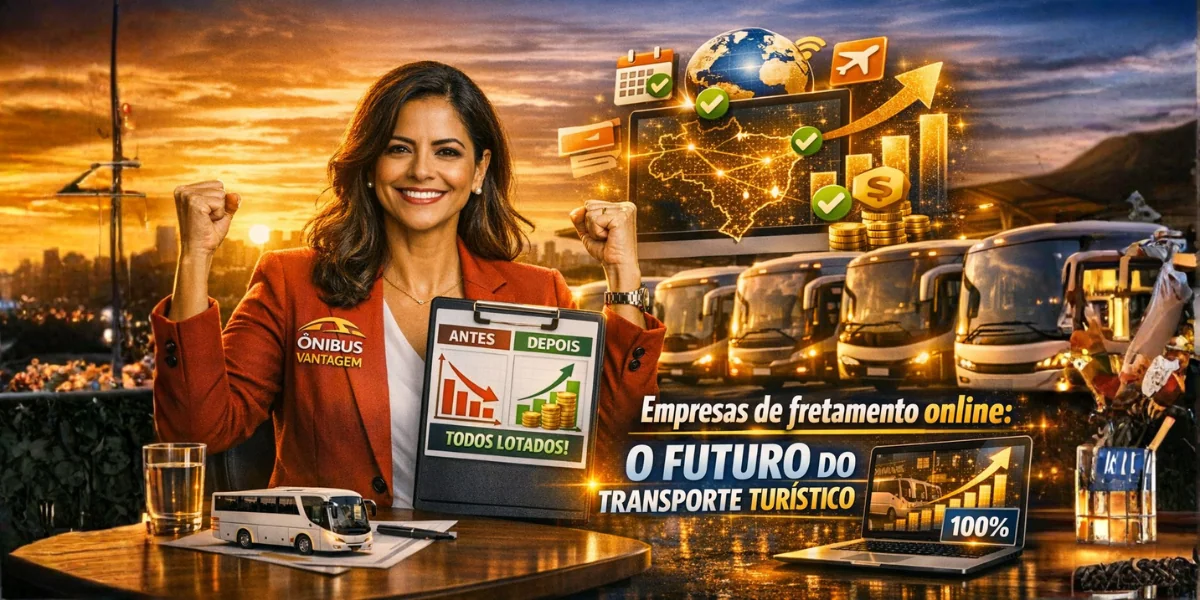Empresas de fretamento online: o futuro do transporte turístico