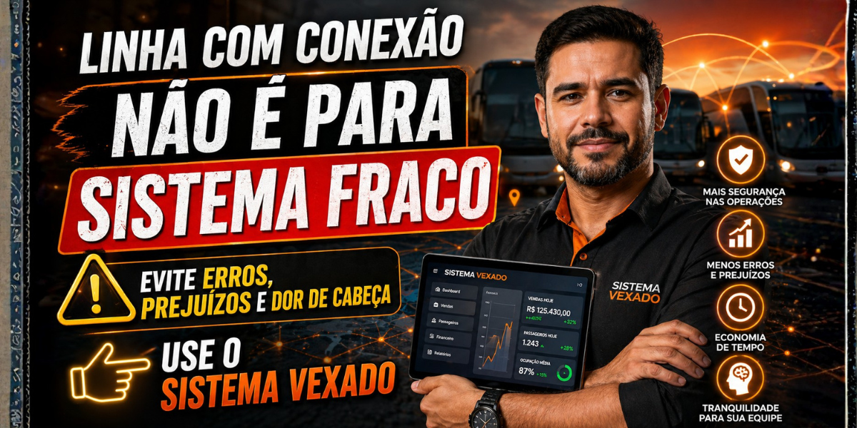LINHA COM CONEXÃO NÃO É PARA SISTEMA FRACO, EVITE ERROS, PREJUÍZOS E DOR DE CABEÇA, USE O SISTEMA VEXADO.