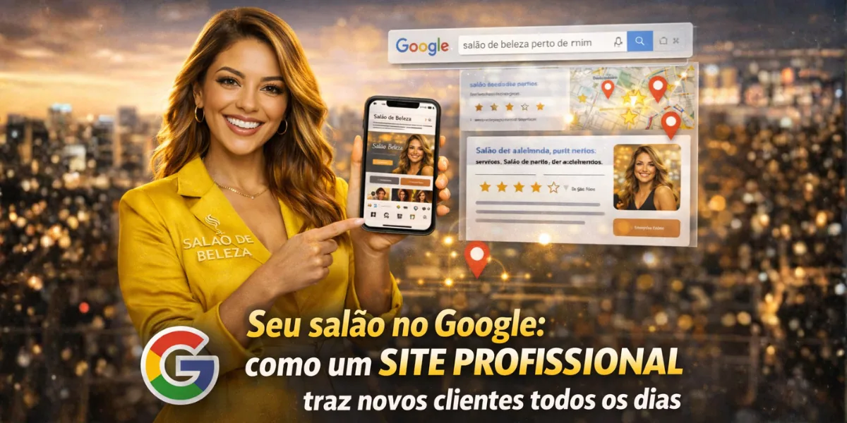 Seu salão no Google: como um site profissional traz novos clientes todos os dias