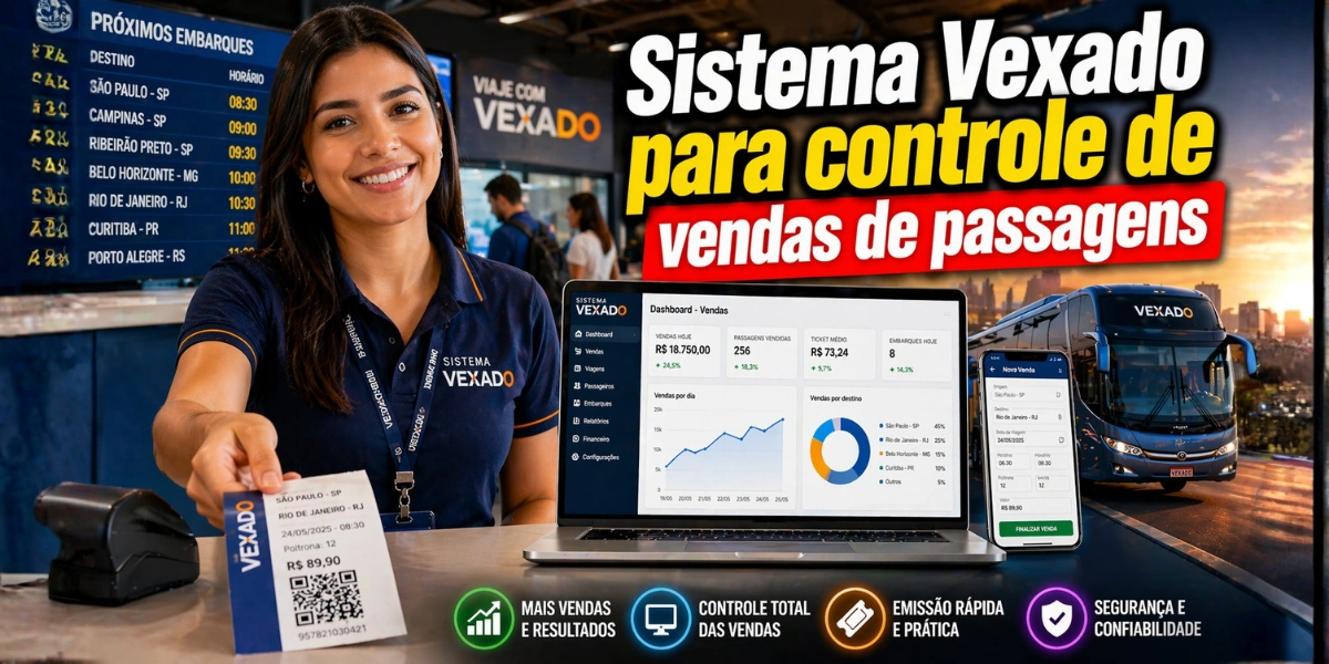 Sistema Vexado para controle de vendas de passagens