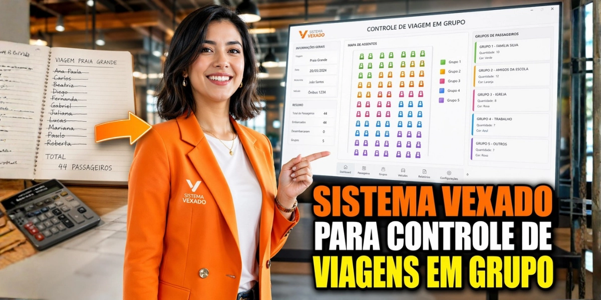 Sistema Vexado para controle de viagens em grupo