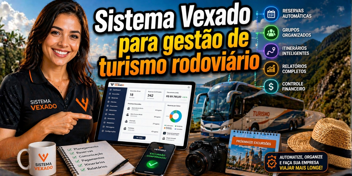 Sistema Vexado para gestão de turismo rodoviário