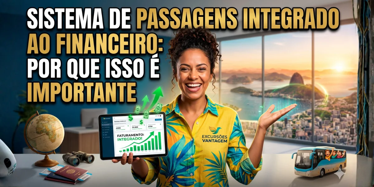 Sistema de passagens integrado ao financeiro: por que isso é importante