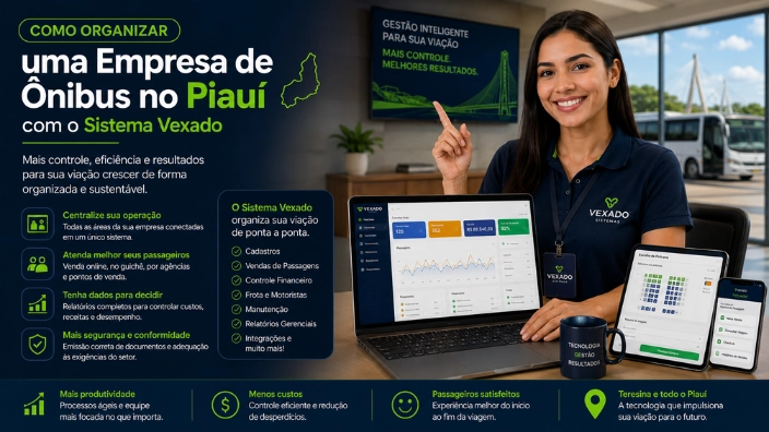 Como Organizar uma Empresa de Ônibus no Piauí com o Sistema Vexado