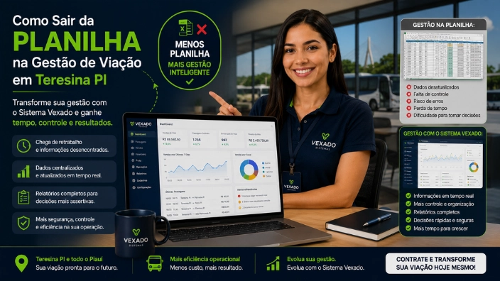 Como Sair da Planilha na Gestão de Viação em Teresina PI