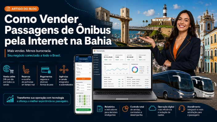 Como Vender Passagens de Ônibus pela Internet na Bahia