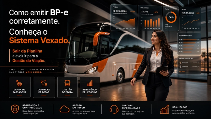 Como emitir BP-e corretamente. Conheça o Sistema Vexado.