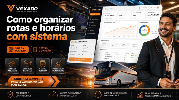 Como organizar rotas e horários com sistema