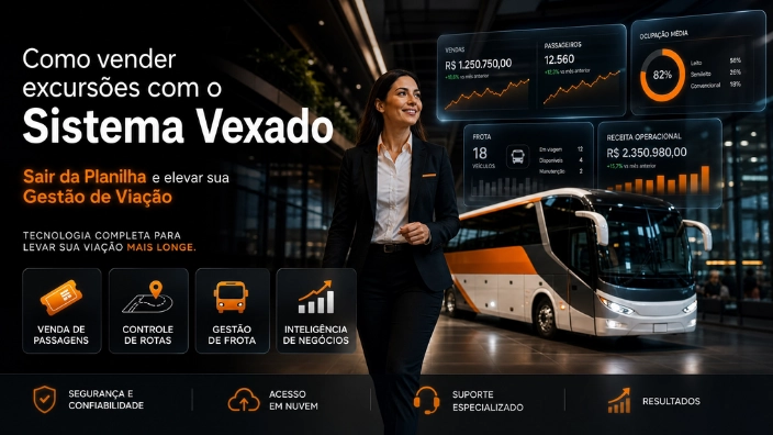 Como vender excursões com o Sistema Vexado