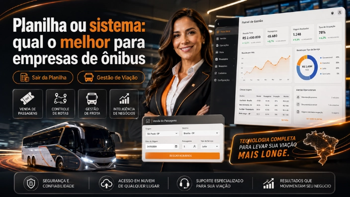Planilha ou sistema: qual o melhor para empresas de ônibus