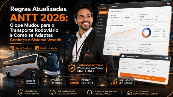 Regras Atualizadas ANTT 2026: O que Mudou para o Transporte Rodoviário e Como se Adaptar. Conheça o Sistema Vexado.