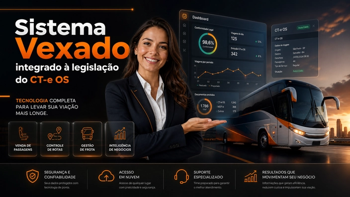 Sistema Vexado integrado à legislação do CT-e OS