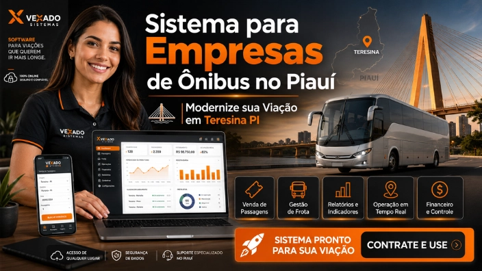 Sistema de Venda de Passagens em Teresina PI: Venda Online, no Guichê e por Agências
