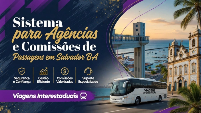 Sistema para Agências e Comissões de Passagens em Salvador BA