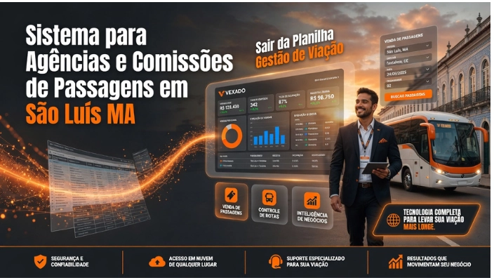 Sistema para Agências e Comissões de Passagens em São Luís MA