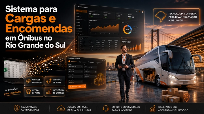 Sistema para Cargas e Encomendas em Ônibus no Rio Grande do Sul